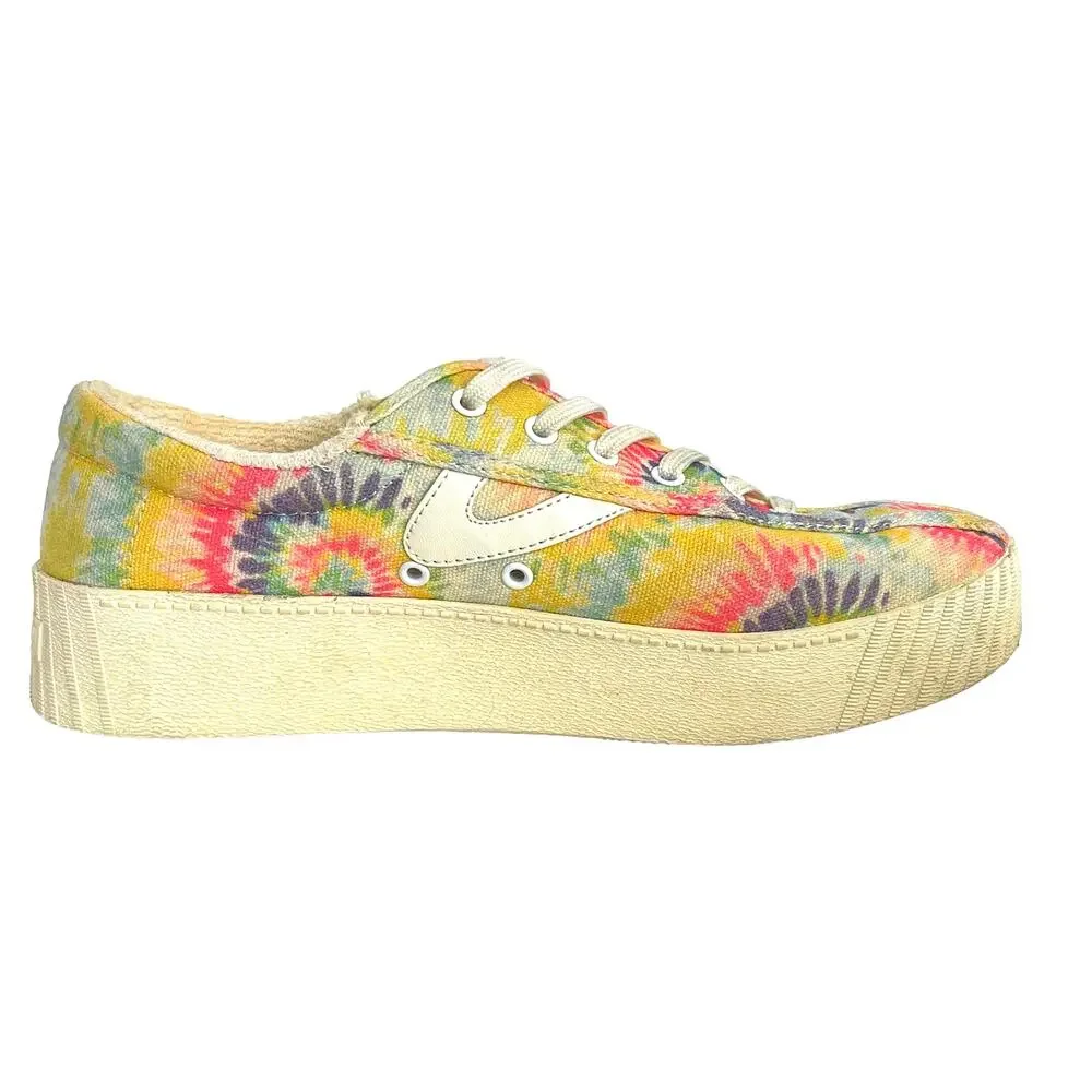 Tretorn Nylite 12 Tie Dye Platform Sneakers SIze US 8.5 Worn Once